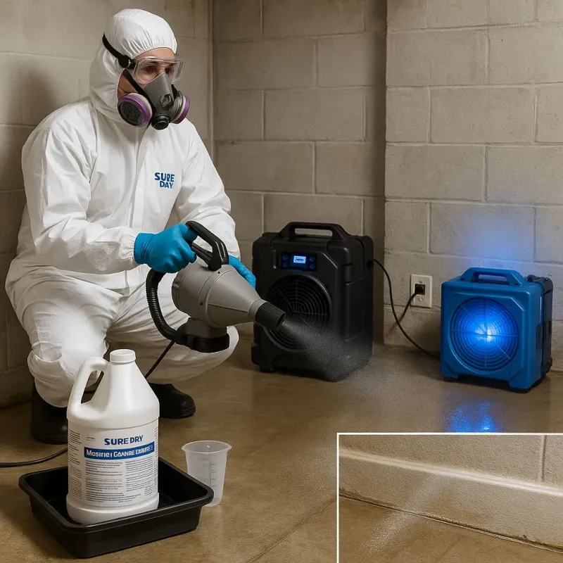 Sanitization and Odor Removal process in Ellerbe, NC