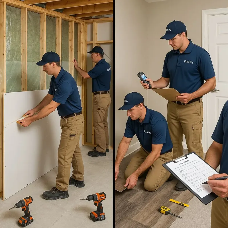 Repairs and Reconstruction process in Ellerbe, NC