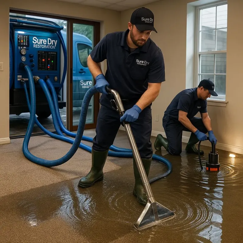 Water Extraction and Removal process in Ellerbe, NC